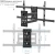 Кронштейн для телевизора Kromax CORBEL-10 титан 22"-75" макс.32кг настенный поворот и наклон - купить недорого с доставкой в интернет-магазине