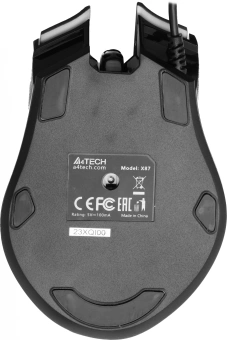 Мышь A4Tech X87 черный оптическая 2400dpi USB 8but (X87 (MAZE)) - купить недорого с доставкой в интернет-магазине