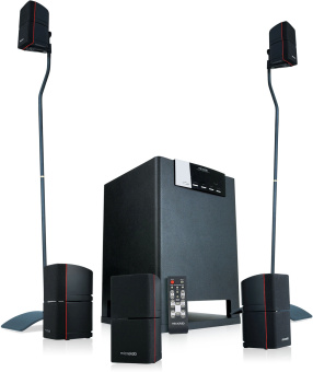 Колонки Microlab X15BT 5.1 черный 180Вт BT - купить недорого с доставкой в интернет-магазине