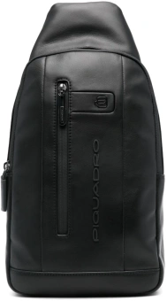 Рюкзак слинг мужской Piquadro Urban CA6540UB00/N черный кожа - купить недорого с доставкой в интернет-магазине