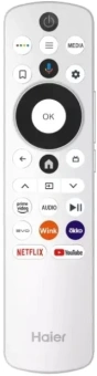 Телевизор QLED Haier 75" Smart TV S6 Frameless серый 4K Ultra HD 144Hz MEMC DVB-T DVB-T2 DVB-C DVB-S DVB-S2 USB WiFi Smart TV - купить недорого с доставкой в интернет-магазине