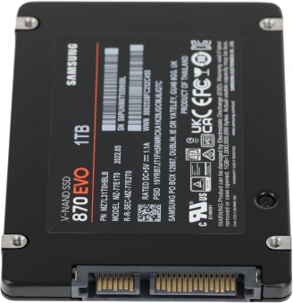 Накопитель SSD Samsung SATA-III 1TB MZ-77E1T0B/EU 870 EVO 2.5" - купить недорого с доставкой в интернет-магазине