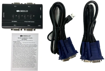 Переключатель Origo OKVM4U (OKVM4U/A1A) 4-портовый KVM-переключатель с портами VGA и USB - цена, купить или заказать с доставкой в интернет-магазине Переключатель Origo OKVM4U (OKVM4U/A1A) 4-портовый KVM-переключатель с портами VGA и USB - купить недорого с доставкой в интернет-магазине