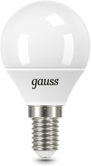Лампа светодиодная Gauss 105101310 9.5Вт цок.:E14 шар 220B св.свеч.бел.хол. (упак.:10шт) - купить недорого с доставкой в интернет-магазине