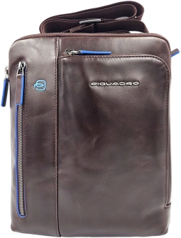 Сумка Piquadro Blue Square CA1816B2/MO коричневая натур.кожа - купить недорого с доставкой в интернет-магазине