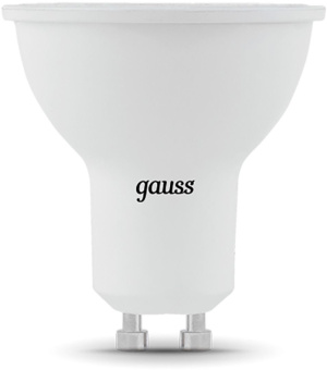 Лампа светодиодная Gauss 101506109 9Вт цок.:GU10 рефлек. 150B 3000K св.свеч.бел.теп. MR16 (упак.:1шт) - купить недорого с доставкой в интернет-магазине