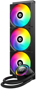 Система водяного охлаждения ID-Cooling FX360 TD ARGB Soc-AM5/AM4/1200/1700/1851 черный 4-pin 27.2dB Al+Cu LCD 350W Ret - купить недорого с доставкой в интернет-магазине
