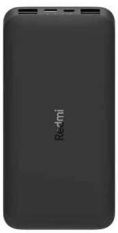 Мобильный аккумулятор Xiaomi Redmi Power Bank PB100LZM 10000mAh 2.4A 2xUSB черный (VXN4305GL) - купить недорого с доставкой в интернет-магазине