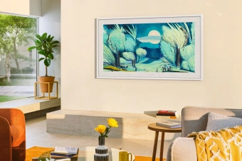 Телевизор QLED Samsung 85" QE85LS03FAUXRU The Frame черный 4K Ultra HD 120Hz DVB-T2 DVB-C DVB-S2 USB WiFi Smart TV - купить недорого с доставкой в интернет-магазине
