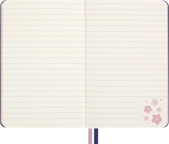 Блокнот Moleskine LIMITED EDITION SAKURA LESU08MM710 Pocket 90x140мм обложка текстиль 160стр. линейка синий 2025 - купить недорого с доставкой в интернет-магазине