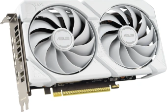 Видеокарта Asus PCI-E 5.0 DUAL-RX9060XT-16G-WHITE AMD Radeon RX 9060XT 16Gb 128bit GDDR6 2550/20000 HDMIx1 DPx2 HDCP Ret - купить недорого с доставкой в интернет-магазине