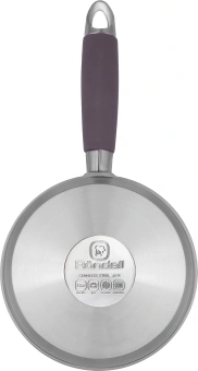Ковш Rondell Akzent RDS-1386 1.3л. d=16см (с крышкой) стальной - купить недорого с доставкой в интернет-магазине