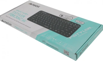 Клавиатура A4Tech FBK36C AS черный USB беспроводная BT/Radio slim Multimedia - купить недорого с доставкой в интернет-магазине