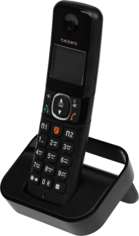 Р/Телефон Dect Texet TX-5605A черный автооветчик АОН - купить недорого с доставкой в интернет-магазине