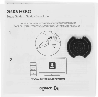 Мышь Logitech G403 Hero черный оптическая 25600dpi USB 5but (910-005636) - купить недорого с доставкой в интернет-магазине