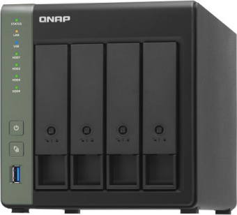 Сетевое хранилище NAS Qnap TS-431X3-4G 4-bay настольный Cortex-A15 AL-314 - купить недорого с доставкой в интернет-магазине