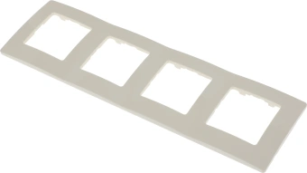 Рамка Legrand Etika 672514 накладная 4x ABS пластик слоновая кость - купить недорого с доставкой в интернет-магазине