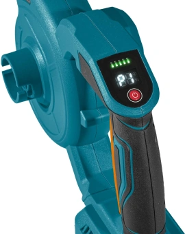 Воздуходувка Bort BSS-21LI-P 350Вт пит.:от аккум. бирюзовый - купить недорого с доставкой в интернет-магазине