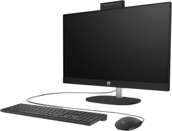 Моноблок HP 24-cr2053ci 23.8" Full HD Core Ultra 5 225U (1.3) 16Gb SSD512Gb Graphics без ОС GbitEth WiFi BT 90W клавиатура мышь Cam черный 1920x1080 - купить недорого с доставкой в интернет-магазине