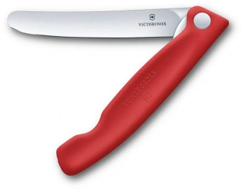 Нож кухонный Victorinox Swiss Classic 6.7801.FC1 стальной столовый лезв.110мм прямая заточка красный карт.коробка - купить недорого с доставкой в интернет-магазине