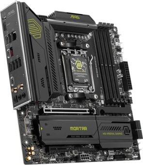 Материнская плата MSI MAG B850M MORTAR WIFI SocketAM5 AMD B850 4xDDR5 mATX AC`97 8ch(7.1) 5Gigabit RAID+HDMI - купить недорого с доставкой в интернет-магазине