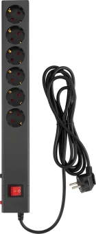 Сетевой фильтр Buro 600SE-3-B 3м (6 розеток) черный (коробка) - купить недорого с доставкой в интернет-магазине
