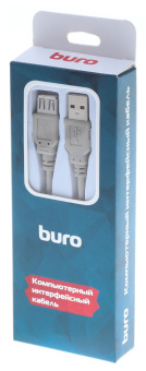 Кабель Buro USB A(m) USB A(f) 1.8м (BHP RET USB_AF18) серый (блистер) - купить недорого с доставкой в интернет-магазине