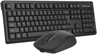 Клавиатура + мышь A4Tech Fstyler FG1200S клав:черный мышь:черный USB беспроводная Multimedia - купить недорого с доставкой в интернет-магазине