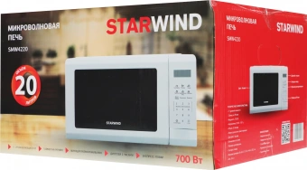 Микроволновая Печь Starwind SMW4220 20л. 700Вт белый - купить недорого с доставкой в интернет-магазине