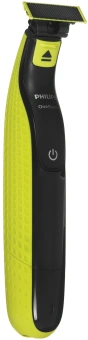 Бритва сетчатая Philips OneBlade QP2724/20 реж.эл.:1 питан.:аккум. черный/зеленый - купить недорого с доставкой в интернет-магазине