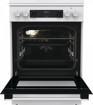 Плита Комбинированная Gorenje GKS6C71WF белый (металлическая крышка) реш.чугун - купить недорого с доставкой в интернет-магазине