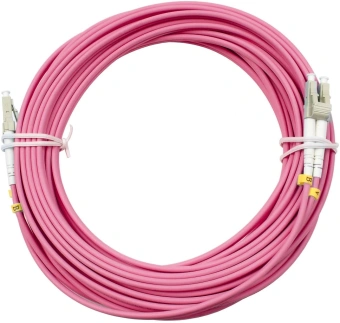 Патч-корд Cabeus FOP-50-OM4-LC-LC-10M 2x50/125 OM4 LC дуплекс-LC дуплекс 10м LSZH розовый - купить недорого с доставкой в интернет-магазине