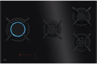 Газовая варочная поверхность AEG HVB8453IB черный - купить недорого с доставкой в интернет-магазине
