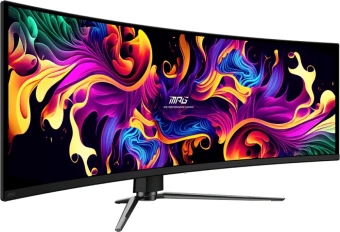 Монитор MSI 49" MPG 491CQPX QD-OLED черный QD OLED LED 0.03ms 32:9 HDMI матовая HAS Piv 1000:1 250cd 178гр/178гр 5120x1440 240Hz DP DQ USB 10.3кг - купить недорого с доставкой в интернет-магазине