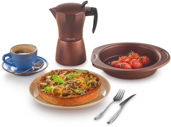 Кофеварка гейзерн. Rondell Kortado RDA-399 0.45л алюминий коричневый - цена, купить или заказать с доставкой в интернет-магазине Кофеварка гейзерн. Rondell Kortado RDA-399 0.45л алюминий коричневый - купить недорого с доставкой в интернет-магазине