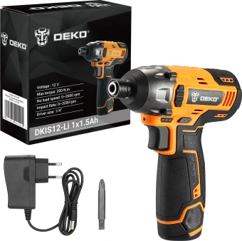 Винтоверт Deko DKIS12-L аккум. патрон:шестигр.1/4" (063-4105) - купить недорого с доставкой в интернет-магазине