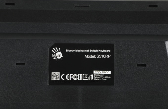 Клавиатура A4Tech S510RP механическая черный USB for gamer LED (S510RP PUDDING BLACK/BLMS RED) кабель 1.8м - купить недорого с доставкой в интернет-магазине