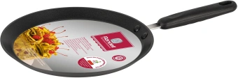 Сковорода блинная Rondell Pancake frypan RDA-274 круглая 22см покрытие: TriTitan ручка несъемная (без крышки) черный - купить недорого с доставкой в интернет-магазине