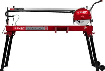 Плиткорез электрический Зубр ЭП-300-1500C 1500Вт красный/черный - купить недорого с доставкой в интернет-магазине