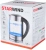 Чайник электрический Starwind SKG5213 1.7л. 2200Вт черный/серебристый корпус: стекло/металл/пластик - купить недорого с доставкой в интернет-магазине
