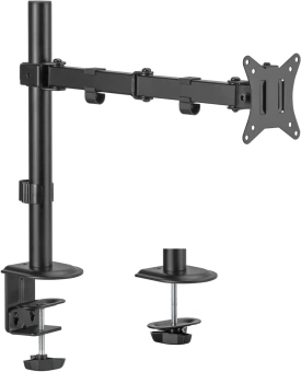 Кронштейн для мониторов Cactus CS-VM-D32-BK черный 17"-32" макс.9кг настольный поворот и наклон - купить недорого с доставкой в интернет-магазине