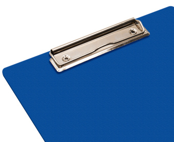 Папка-планшет Бюрократ -PD6004/BLUE A4 пластик 1.2мм синий - купить недорого с доставкой в интернет-магазине
