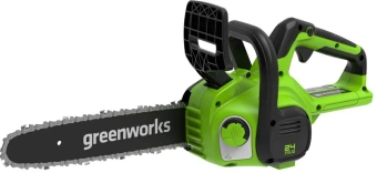 Цепная пила Greenworks G24CS25 аккум. 600Вт 0.8л.с. дл.шины:10" (25cm) 1аккум. 8Ач ЗУ (2007707UH) - купить недорого с доставкой в интернет-магазине