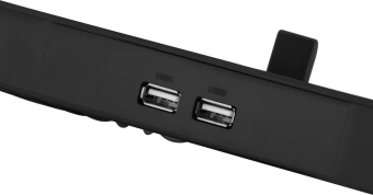 Подставка для ноутбука Digma D-NCP180-2x110RGB 18" 410x280x34мм 20дБ 2xUSB 2x 110ммFAN 700г Fan-control пластик ABS черный - купить недорого с доставкой в интернет-магазине