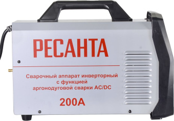 Сварочный аппарат Ресанта САИ-200АД (АС/DC) инвертор ММА DC/TIG - купить недорого с доставкой в интернет-магазине