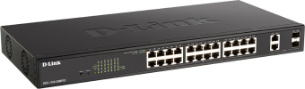 Коммутатор D-Link DGS-1100-26MPV2/A3A (L2) 24x1Гбит/с 2xКомбо(1000BASE-T/SFP) 24PoE 370W управляемый - купить недорого с доставкой в интернет-магазине