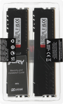 Память DDR4 2x16Gb 3200MHz Kingston KF432C16BBK2/32 Fury Beast Black RTL Gaming PC4-25600 CL16 DIMM 288-pin 1.35В single rank - купить недорого с доставкой в интернет-магазине