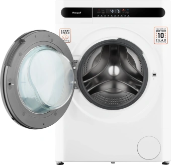 Стиральная машина Weissgauff WMD 45148 Inverter Steam класс: B загр.фронтальная макс.:8кг (с сушкой) белый инвертор - купить недорого с доставкой в интернет-магазине