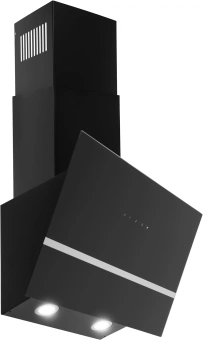 Вытяжка каминная Hyundai HGH 6846 IX черный/нержавеющая сталь управление: сенсорное (1 мотор) - купить недорого с доставкой в интернет-магазине