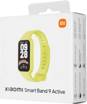 Фитнес-трекер Xiaomi Smart Band 9 Active TFT корп.:зеленый рем.:зеленый (BHR08L1GL) - купить недорого с доставкой в интернет-магазине